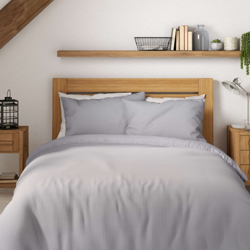 Pure Cotton Waffle Bedding Set