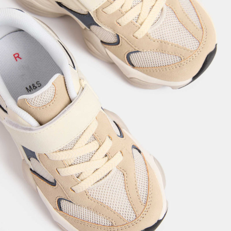 Kids' Chunky Freshfeet™ Riptape Trainers (4 Small - 3 Large)
