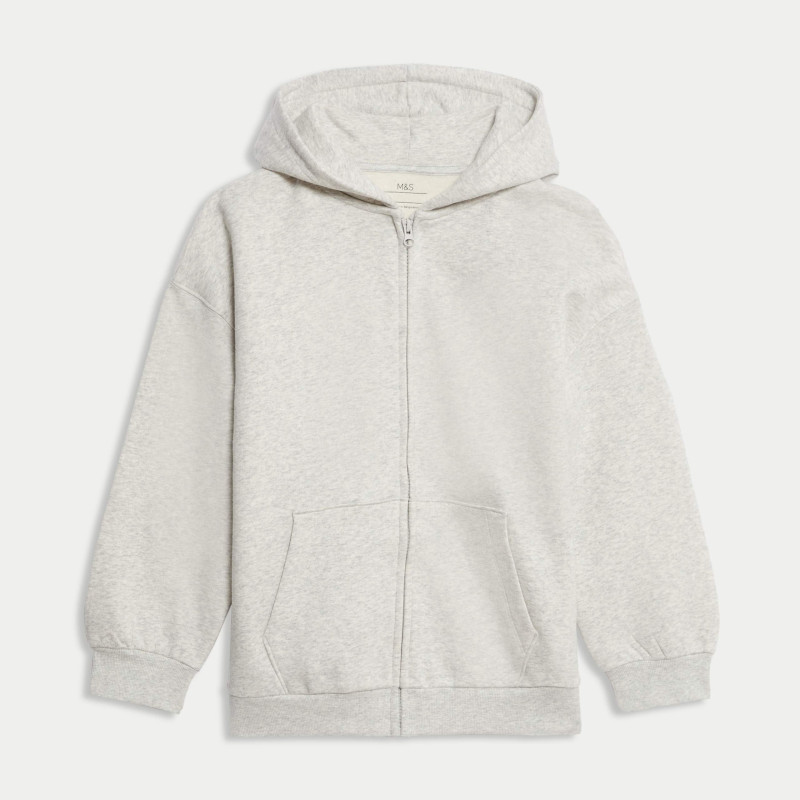 Cotton Rich Zip Hoodie (6-16 Yrs)