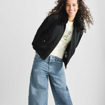 Stormwear™ Faux Fur Collared Bomber Jacket (6-16 Yrs)