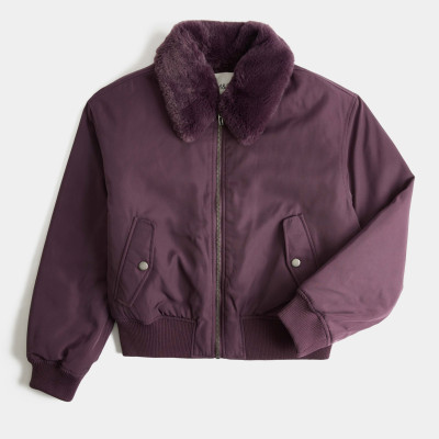 Stormwear™ Faux Fur Collared Bomber Jacket (6-16 Yrs)
