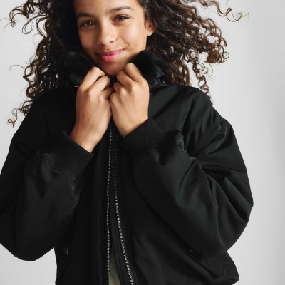Stormwear™ Faux Fur Collared Bomber Jacket (6-16 Yrs)