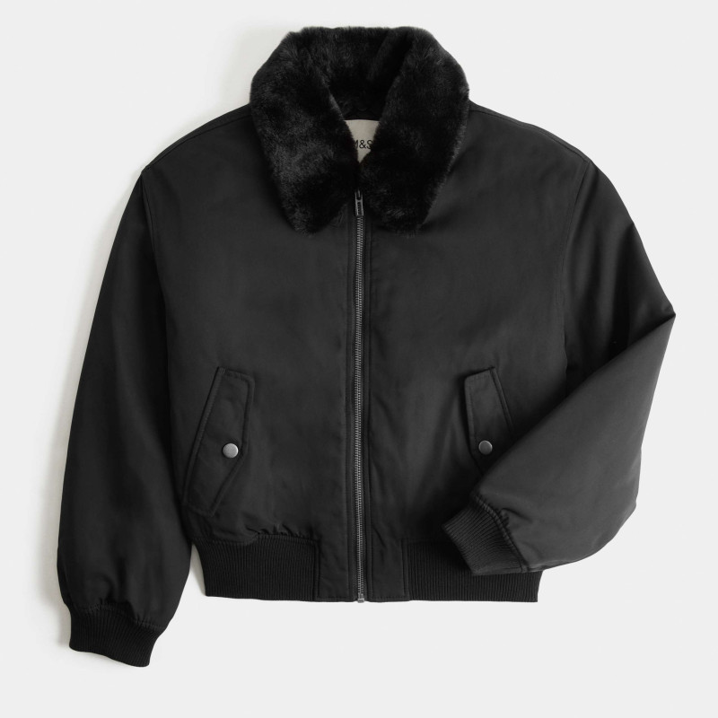 Stormwear™ Faux Fur Collared Bomber Jacket (6-16 Yrs)