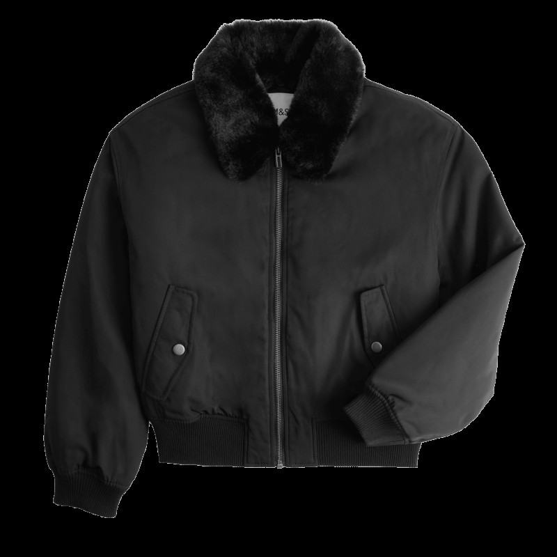 Stormwear™ Faux Fur Collared Bomber Jacket (6-16 Yrs)