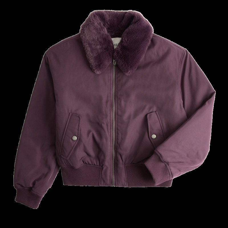 Stormwear™ Faux Fur Collared Bomber Jacket (6-16 Yrs)
