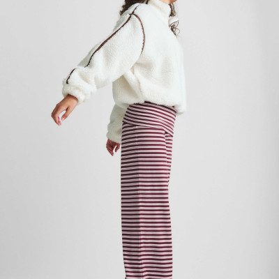 Quarter Zip Borg Fleece Sweatshirt (6-16 Yrs)