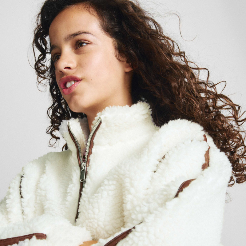 Quarter Zip Borg Fleece Sweatshirt (6-16 Yrs)