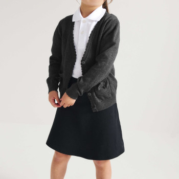 Pure Cotton Bow Pocket Cardigan (3-18 Yrs)