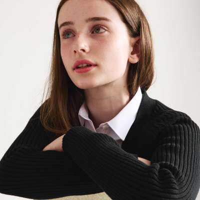 Pure Cotton V-Neck StayNew™ School Cardigan