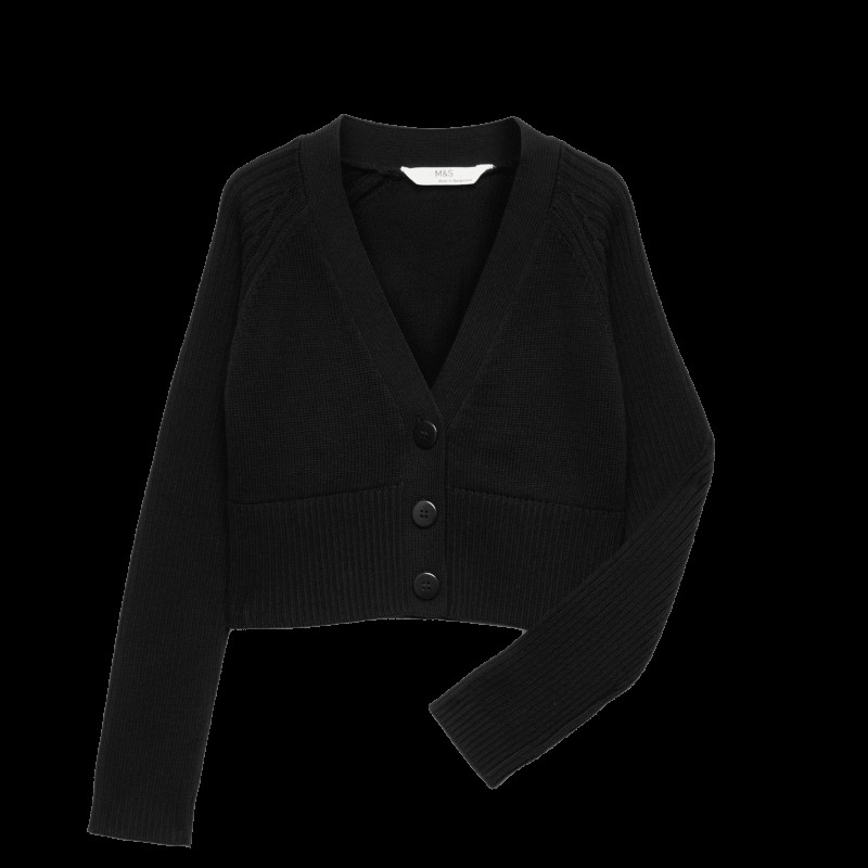 Pure Cotton V-Neck StayNew™ School Cardigan