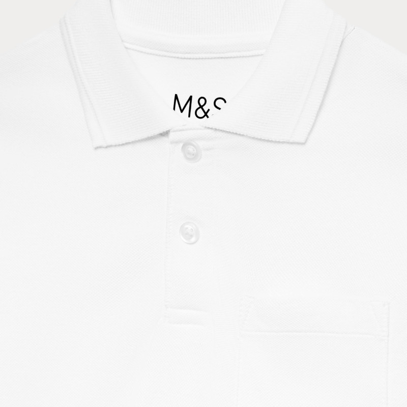 Pure Cotton Easy Dressing StayNew™ Polo Shirts (3-18 Yrs)