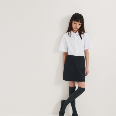 3 Pack Girls' Easy Iron School Shirts (2-16 Yrs)