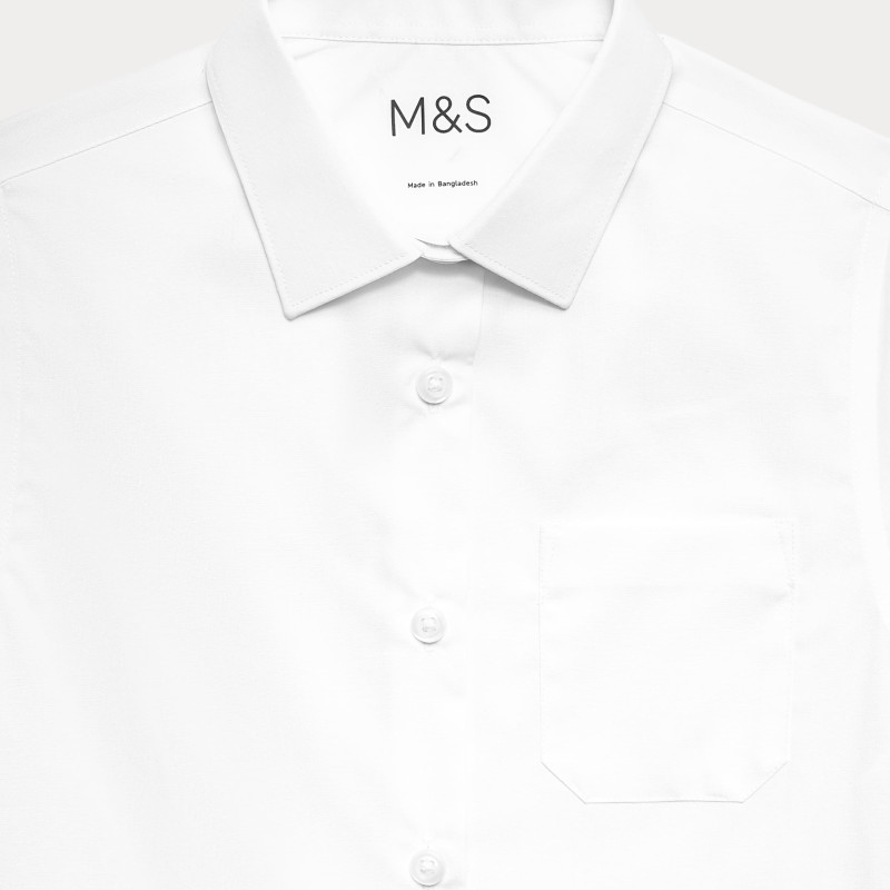 2 Pack Girls' Non-Iron School Shirts (2-18 Yrs)
