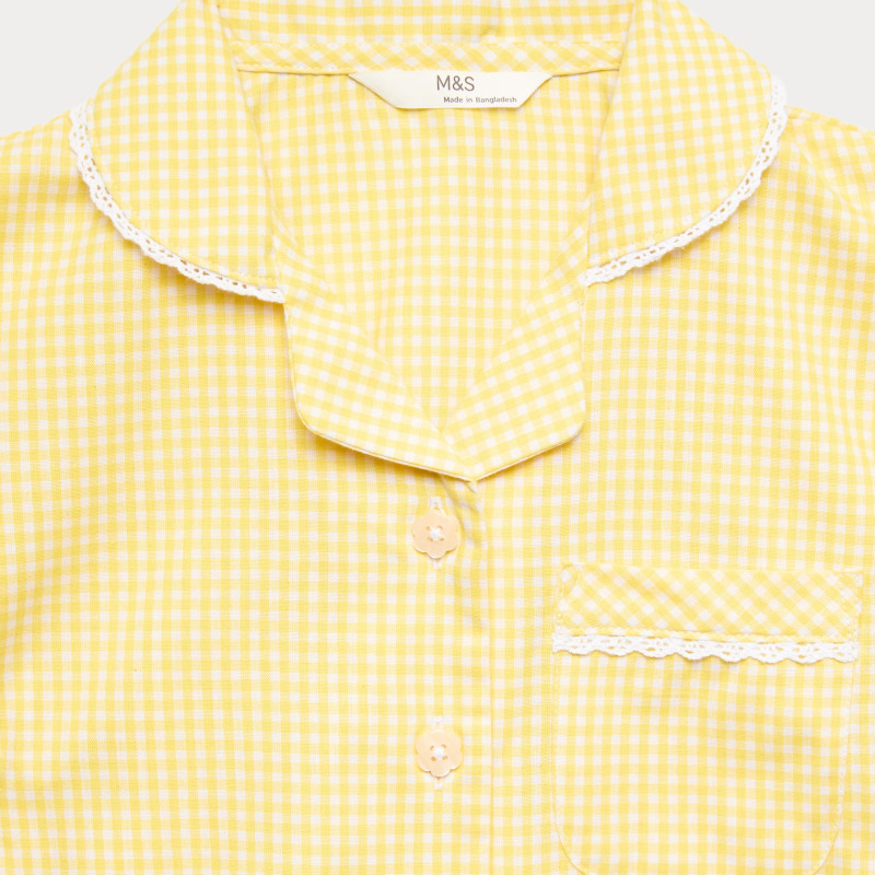 2 Pack Cotton Rich Gingham Dresses (2-14 Yrs)