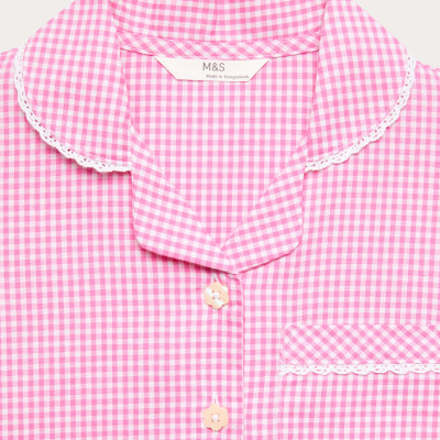 2 Pack Cotton Rich Gingham Dresses (2-14 Yrs)