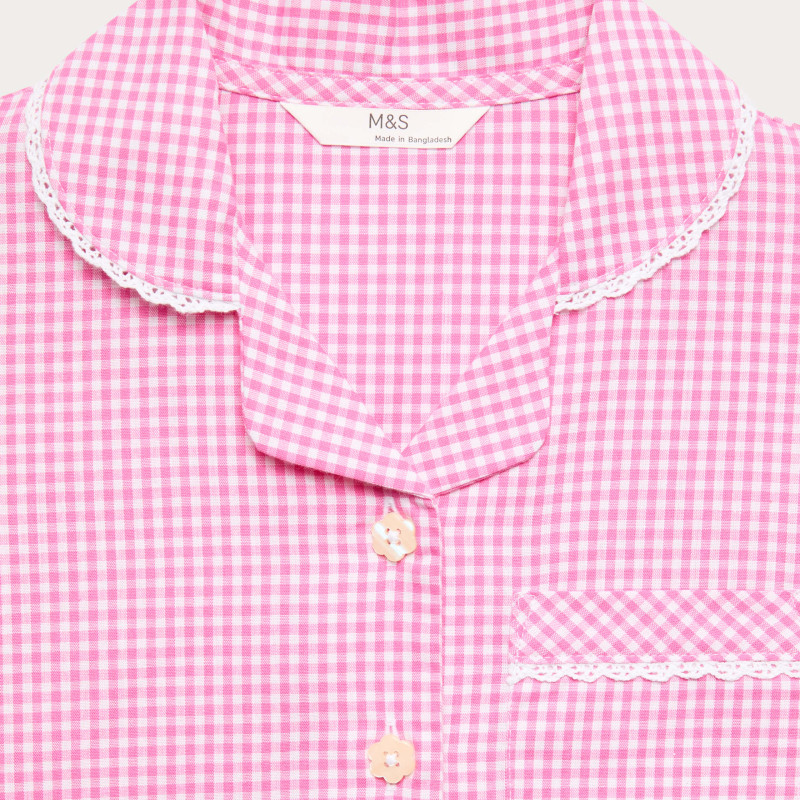 2 Pack Cotton Rich Gingham Dresses (2-14 Yrs)