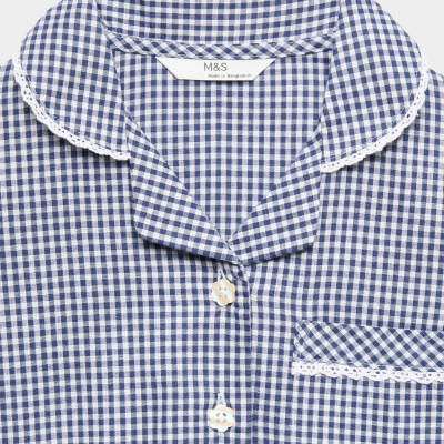 2 Pack Cotton Rich Gingham Dresses (2-14 Yrs)