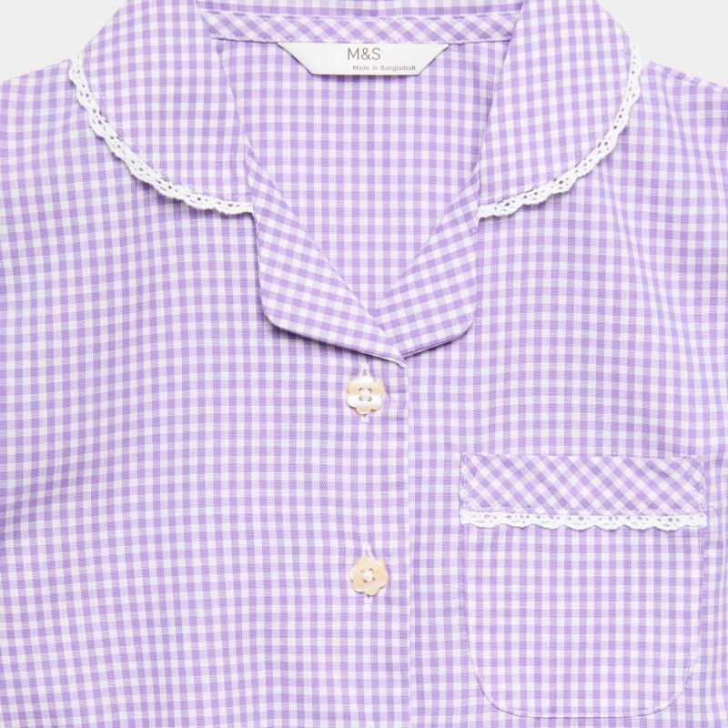 2 Pack Cotton Rich Gingham Dresses (2-14 Yrs)
