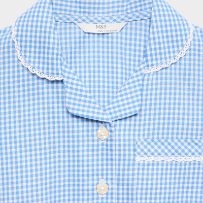 2 Pack Cotton Rich Gingham Dresses (2-14 Yrs)