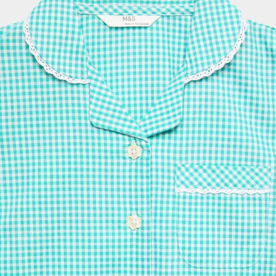 2 Pack Cotton Rich Gingham Dresses (2-14 Yrs)