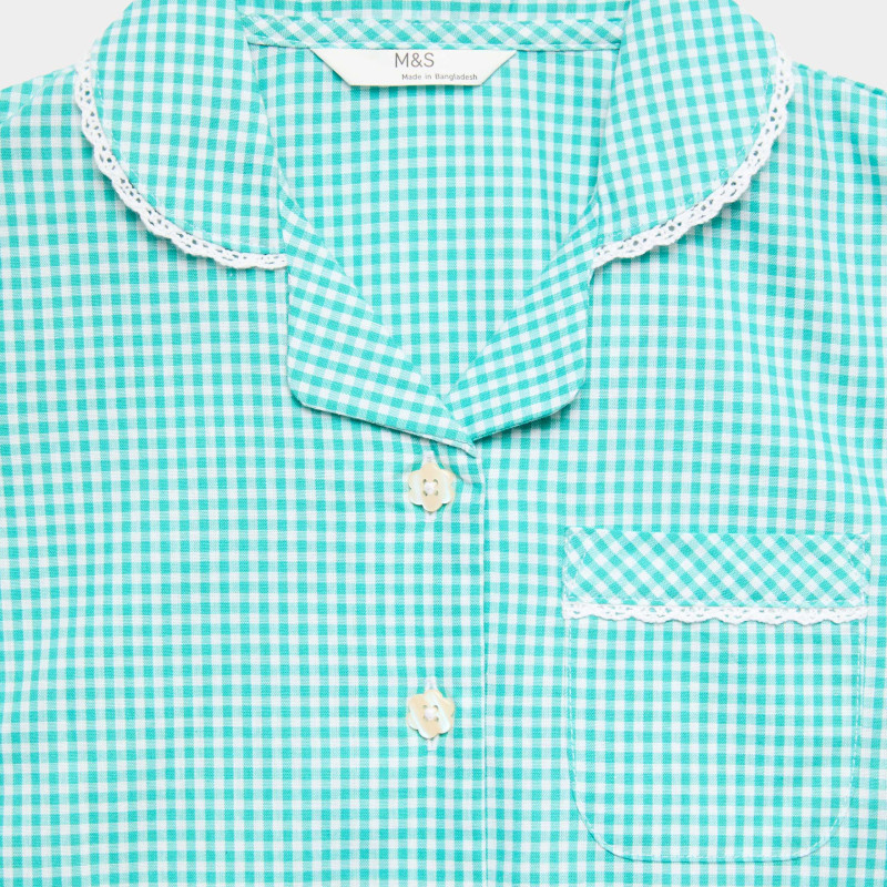 2 Pack Cotton Rich Gingham Dresses (2-14 Yrs)