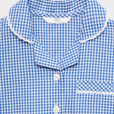 2 Pack Cotton Rich Gingham Dresses (2-14 Yrs)