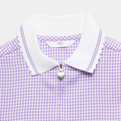 2 Pack Zip Gingham School Dresses (2-14 Yrs)