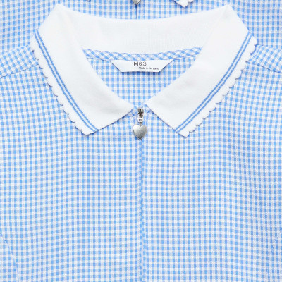 2 Pack Zip Gingham School Dresses (2-14 Yrs)