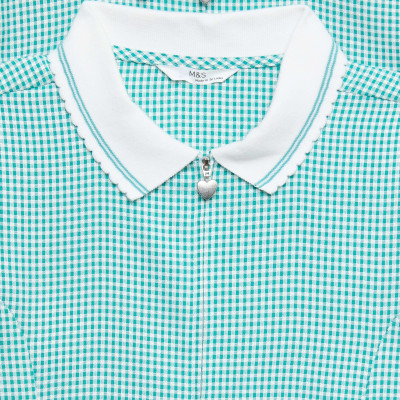 2 Pack Zip Gingham School Dresses (2-14 Yrs)