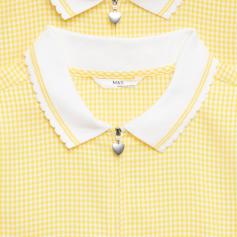 2 Pack Zip Gingham School Dresses (2-14 Yrs)