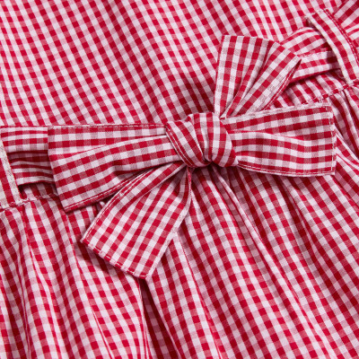 Pure Cotton Gingham School Dress (2-14 Yrs)