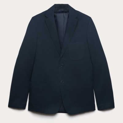 Senior Boys' Pure Cotton Regular Fit School Blazer (9-18 Yrs)