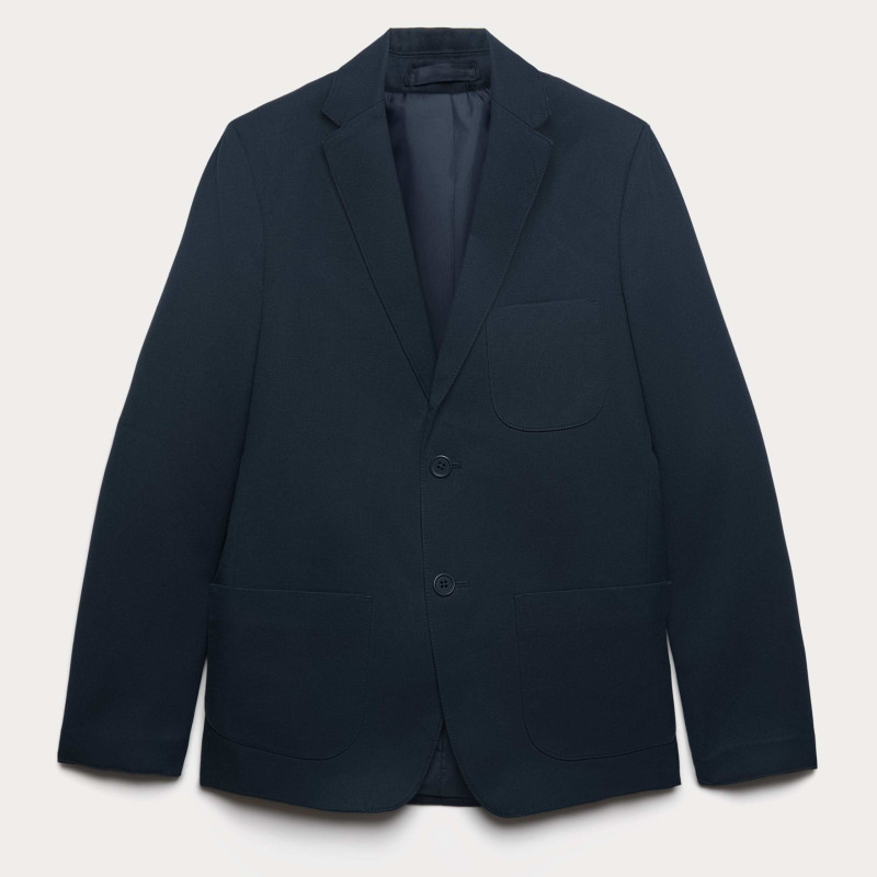 Senior Boys' Pure Cotton Regular Fit School Blazer (9-18 Yrs)