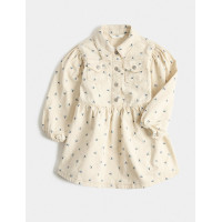 Denim Floral Dress (2-10 Yrs)
