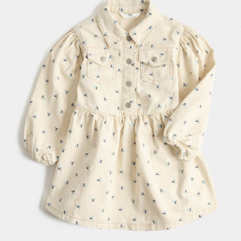 Denim Floral Dress (2-10 Yrs)