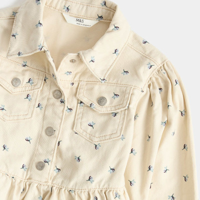 Denim Floral Dress (2-10 Yrs)