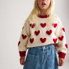 3D Heart Knit Jumper (2-8 Yrs)