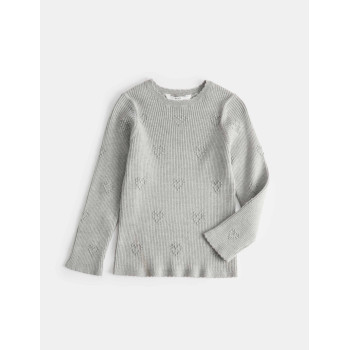Heart Textured Knitted Top (2-10 Years)