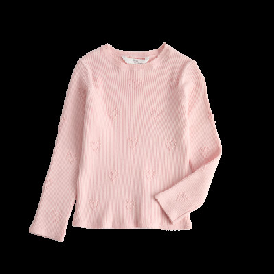 Heart Textured Knitted Top (2-10 Years)