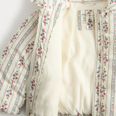 Floral Quilted Jacket (2-8 Yrs)