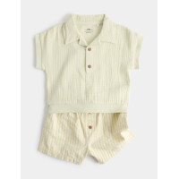 Pure Cotton Triple Cloth Top & Shorts (0-5 Yrs)