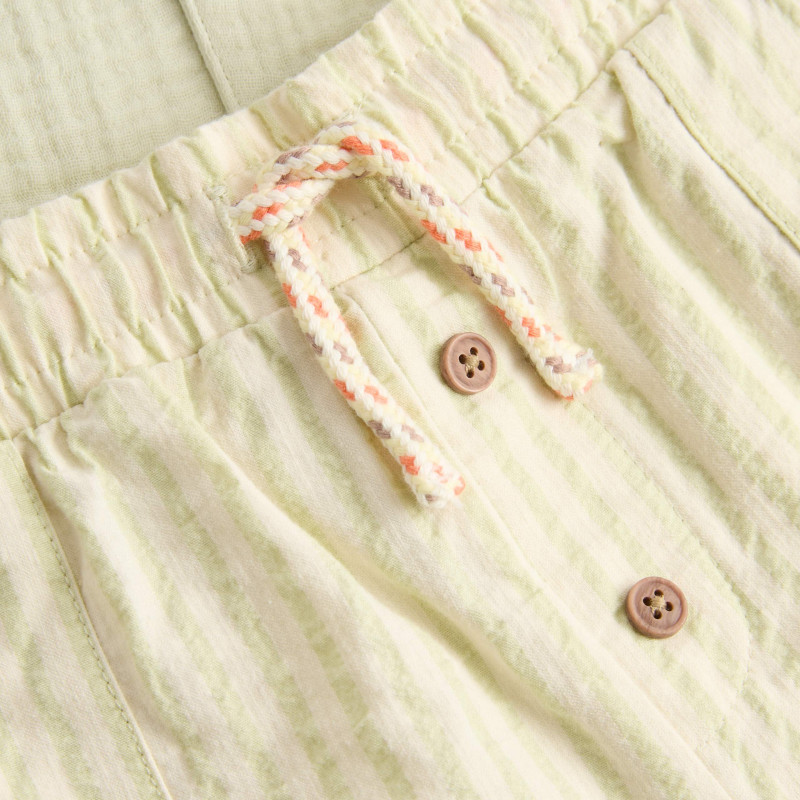 Pure Cotton Triple Cloth Top & Shorts (0-5 Yrs)