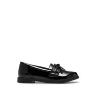 Patent Leather Bow Loafers 13 Small–2 Large