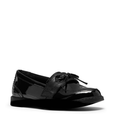Patent Leather Bow Loafers 13 Small–2 Large