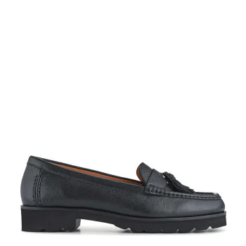 Patent Leather Tassel Loafers