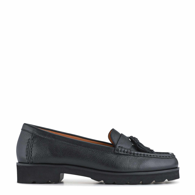Patent Leather Tassel Loafers