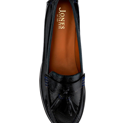 Patent Leather Tassel Loafers