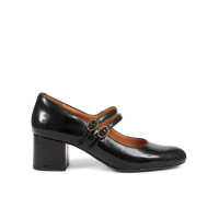 Patent Leather Double Strap Mary Jane Shoes