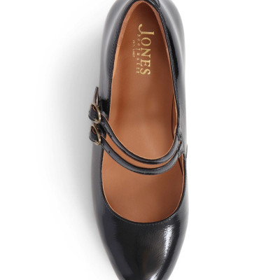 Patent Leather Double Strap Mary Jane Shoes