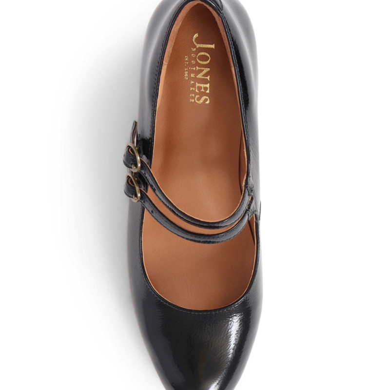 Patent Leather Double Strap Mary Jane Shoes